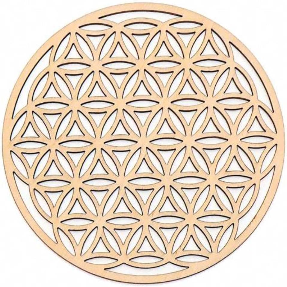 Fleur de vie en bois 10 cm